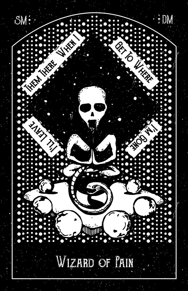 Wizard of Pain Tarot Card