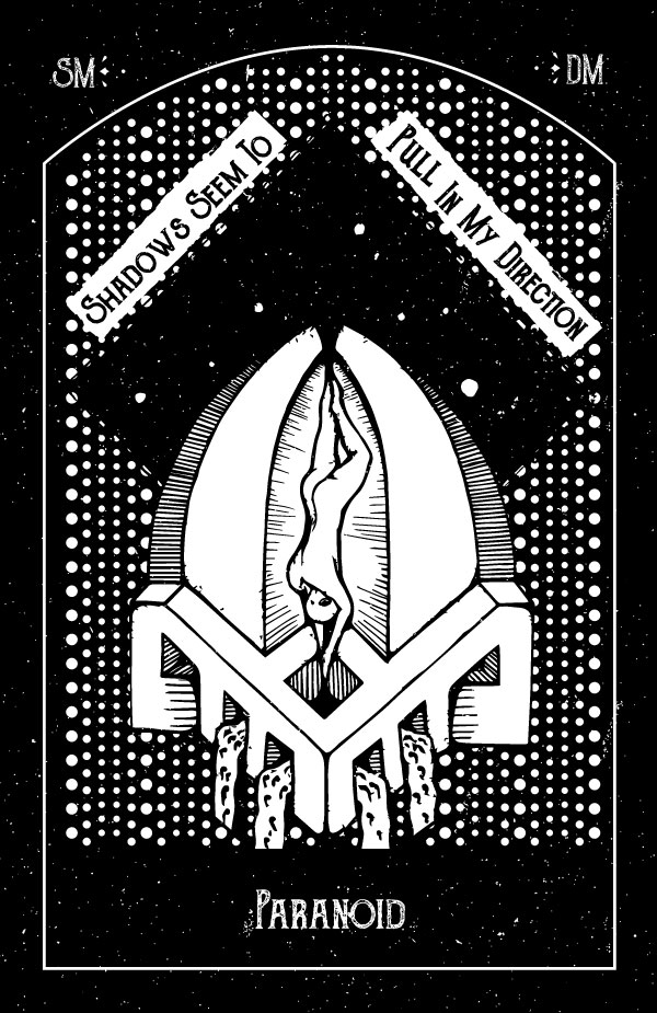 Paranoid Tarot Card